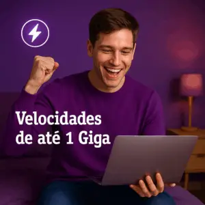 Velocidade de até 1 Giga